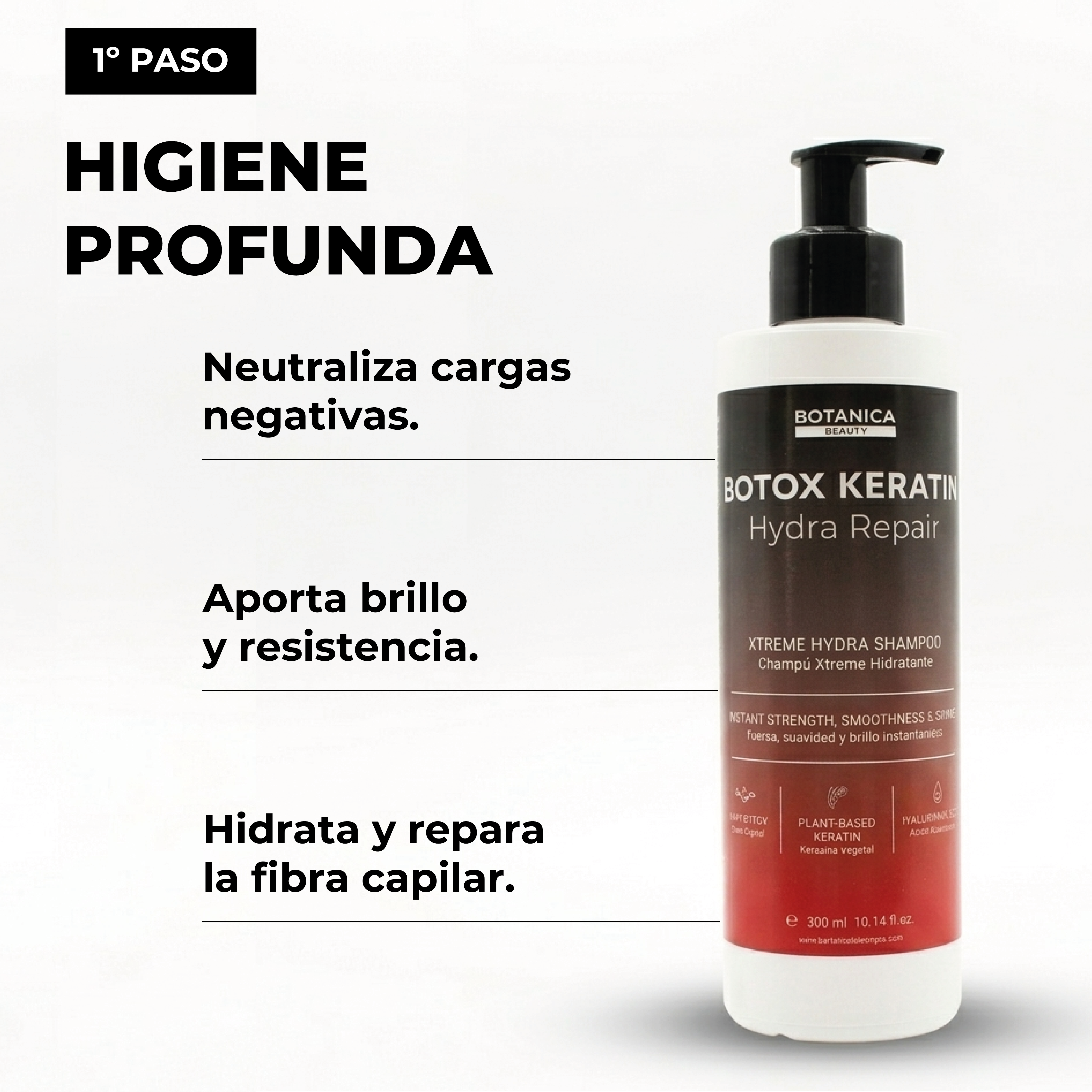 Champú de botox keratin