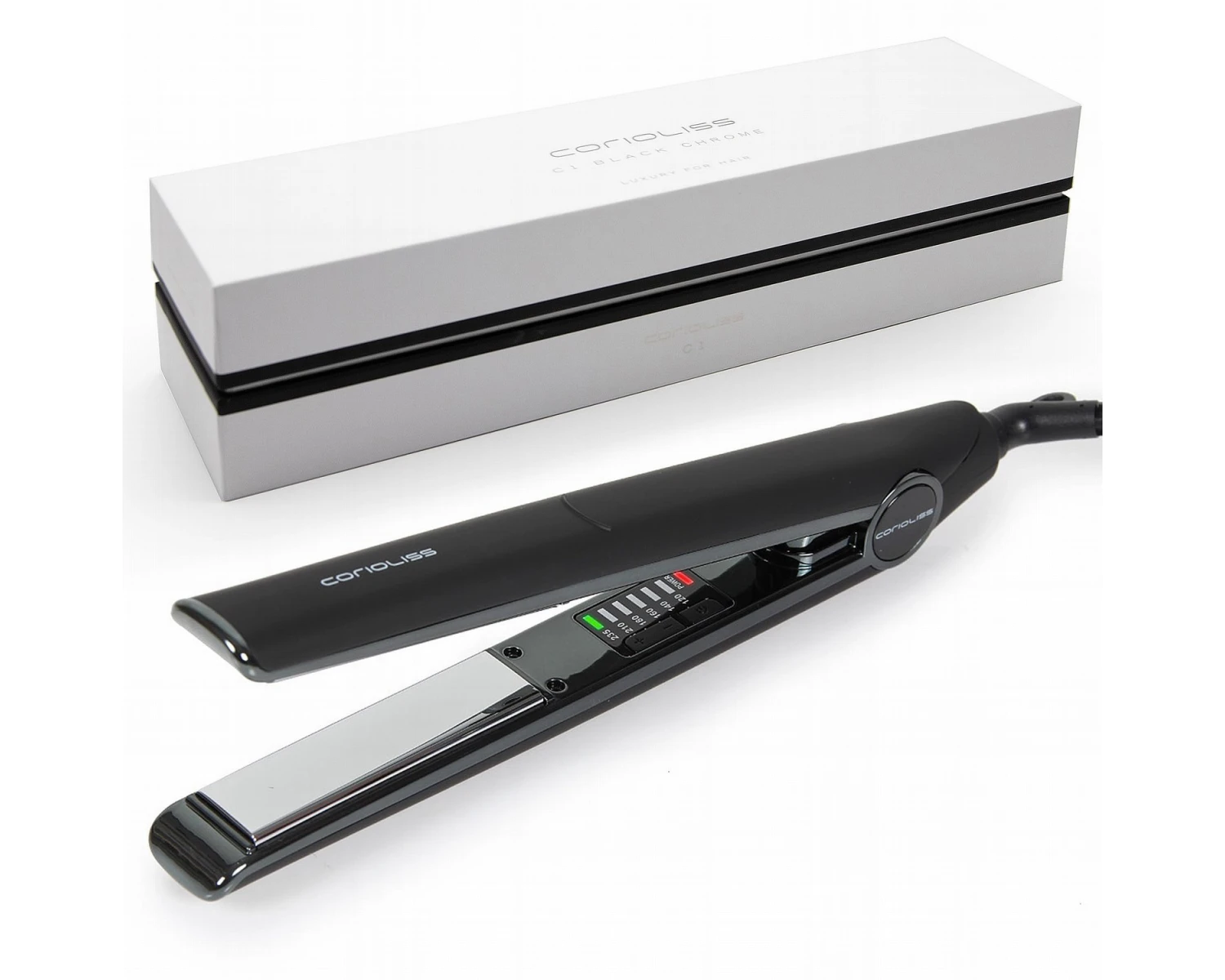 Plancha de pelo Corioliss C1 Black Chrome